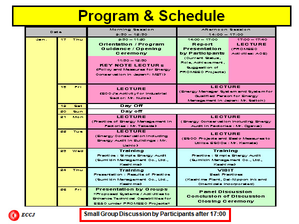Program & Schedule