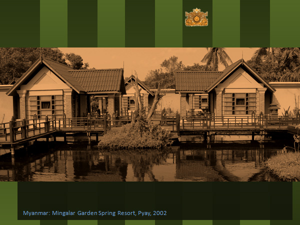 Myanmar: Mingalar Garden Spring Resort, Pyay, 2002