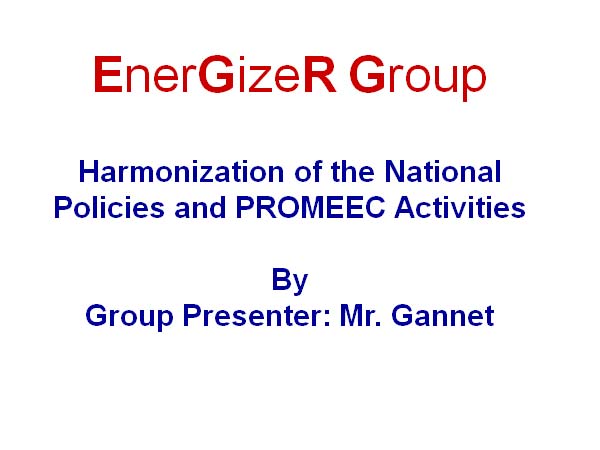 EnerGizeR Group 