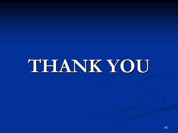 THANK YOU