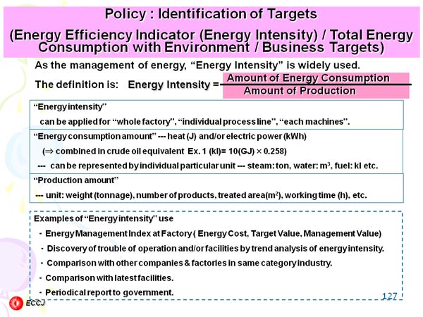Policy : Identification of Targets