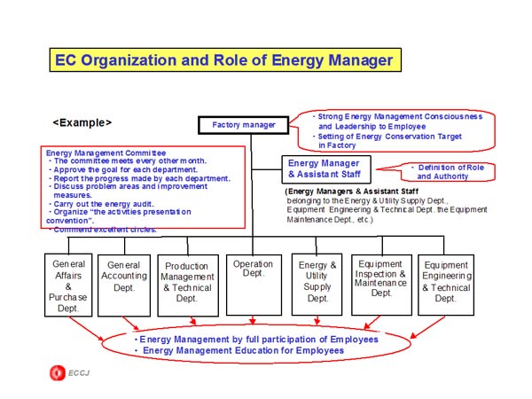 EC Organization and Role of Energy Manager