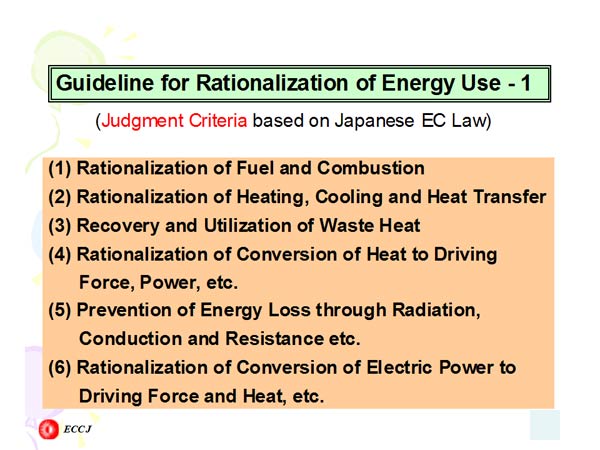 Guideline for Rationlization of Energy Use - 1