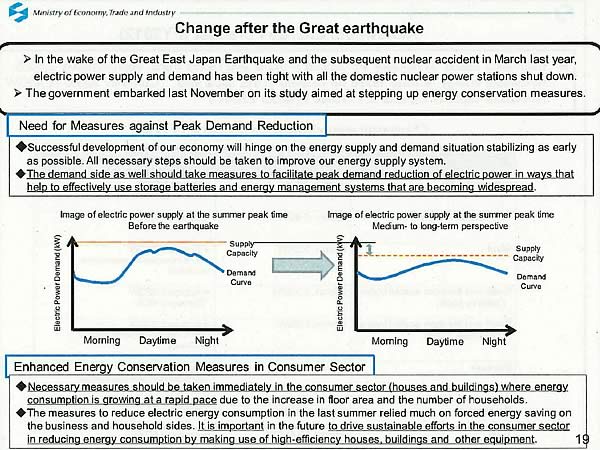 Change after the Great earthquake