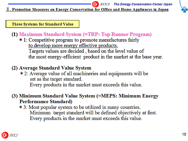 Three Systems for Standard Value