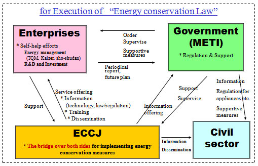 Role of ECCJ