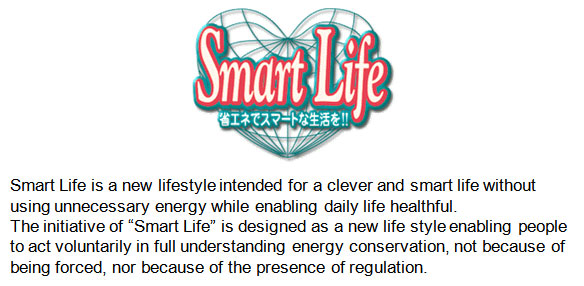 Energy-conservation type new lifestyle, “Smart Life” 
