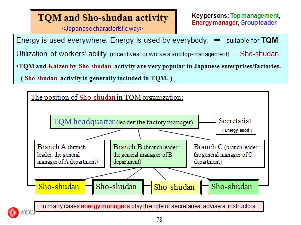 TQM and Sho-shudan activity
