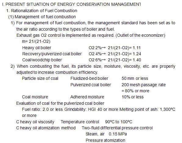 Energy Saving Measures (Typical)