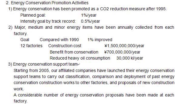 2. Energy Conservation Promotion Activities