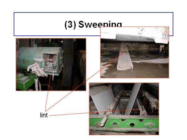 (3) Sweeping