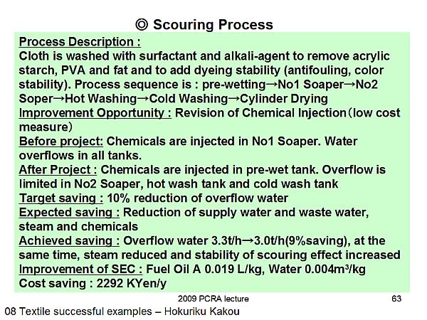 Scouring Process