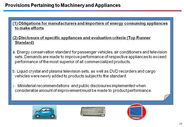 Provisions Pertaining to Machinery and Appliances