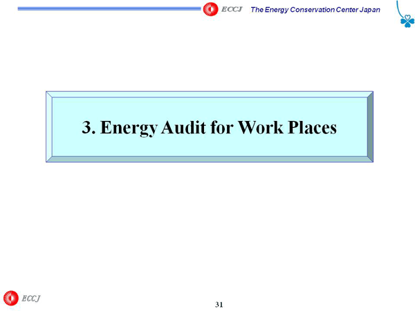 3. Energy Audit for Work Places