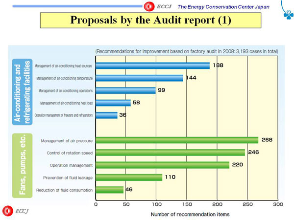 Proposals by the Audit report (1)