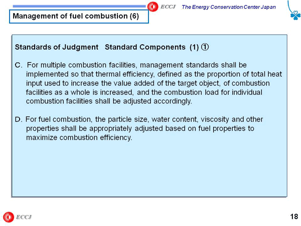 Management of fuel combustion (6)