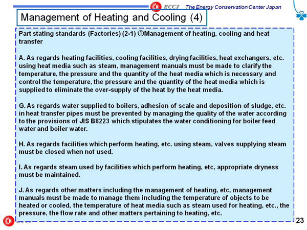 Management of Heating and Cooling (4)
