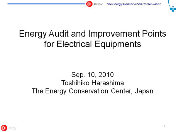 Energy Audit and Improvement Points for Electrical Equipments