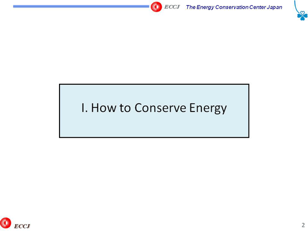 I. How to Conserve Energy