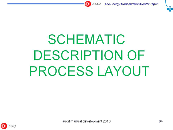 SCHEMATIC DESCRIPTION OF PROCESS LAYOUT