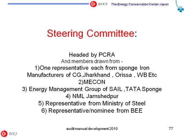 Steering Committee:
