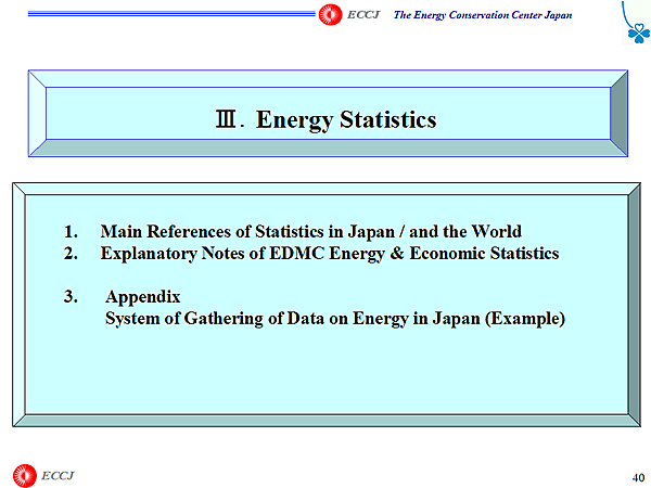 III.Energy Statistics