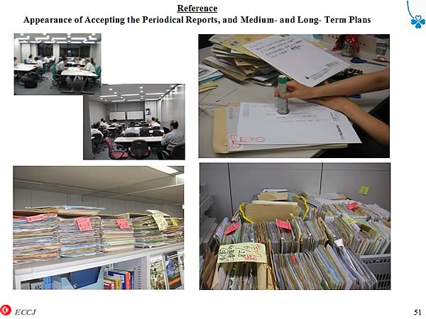 Appearance of Accepting the Periodical Reports, and Medium- and Long- Term Plans