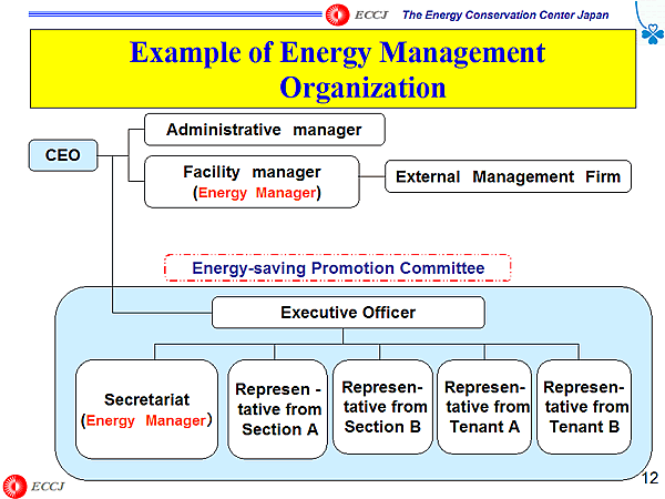 Example of Energy Management Organization