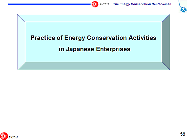 Practice of Energy Conservation Activities in Japanese Enterprises