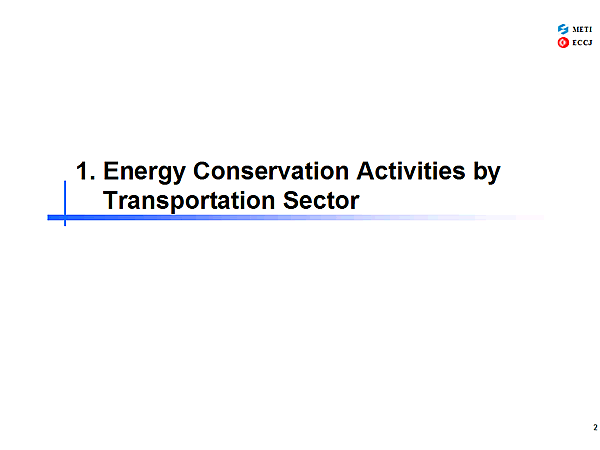 1. Energy Conservation Activities by Transportation Sector