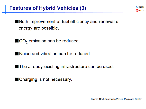 Features of Hybrid Vehicles (3)