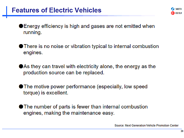 Features of Electric Vehicles