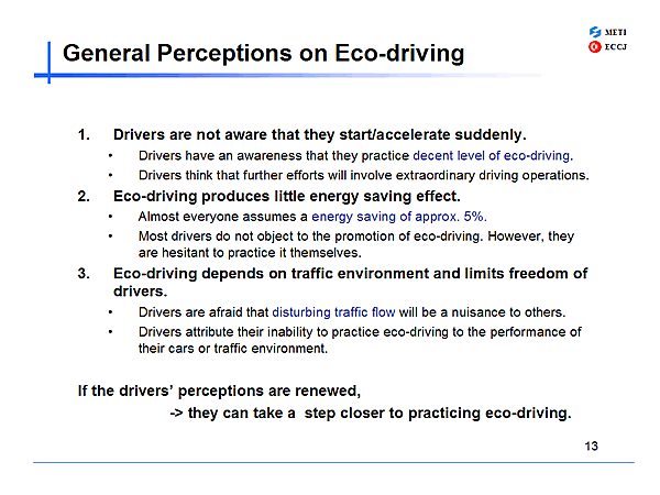 General Perceptions on Eco-driving