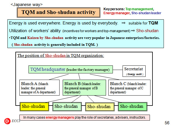 TQM and Sho-shudan activity