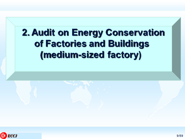2. Audit on Energy Conservation of Factories and Buildings (medium-sized factory)