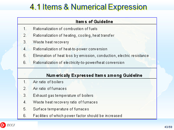 4.1 Items & Numerical Expression