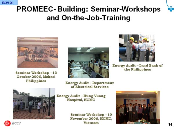 PROMEEC- Building: Seminar-Workshops and On-the-Job-Training