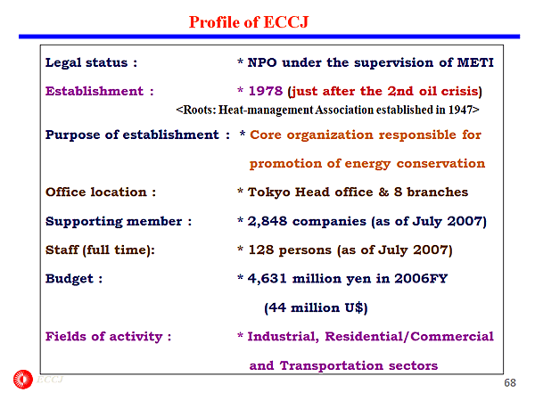 Profile of ECCJ