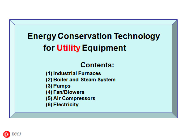 Energy Conservation Technology for Utility Equipment