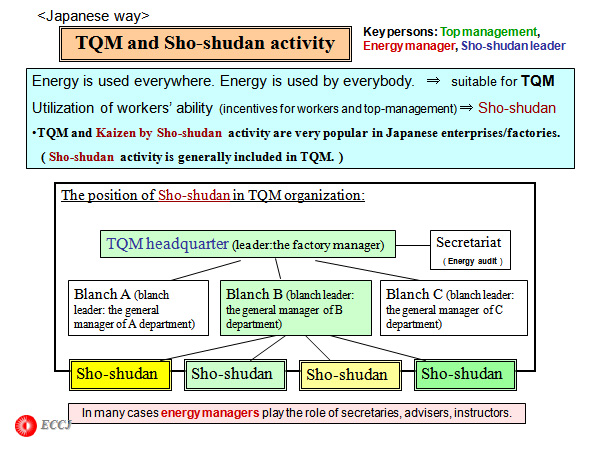 TQM and Sho-shudan activity