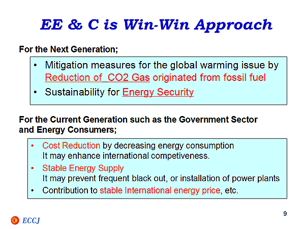 EE & C is Win-Win Approach