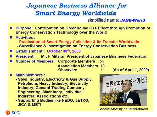 Japanese Business Alliance for Smart Energy Worldwide