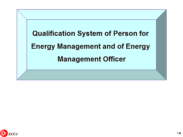 Qualification System of Person for Energy Management and of Energy Management Officer