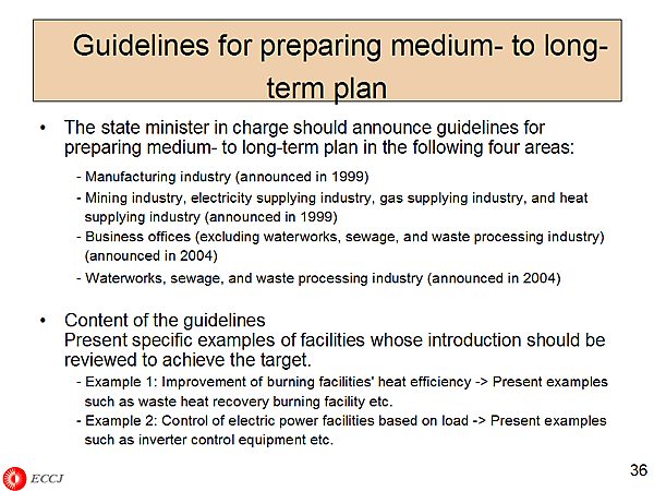 Guidelines for preparing medium- to long-term plan