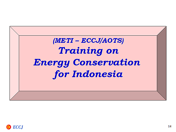 (METI  ECCJ/AOTS) Training on Energy Conservation for Indonesia