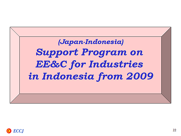 (Japan-Indonesia) Support Program on EE&C for Industries in Indonesia from 2009