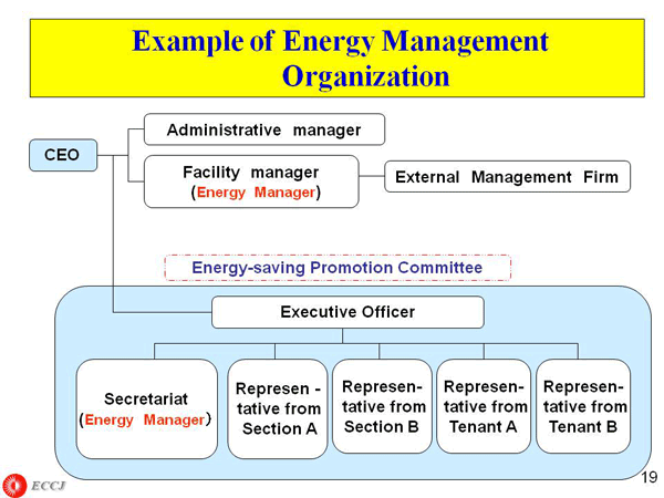 Example of Energy Management Organization