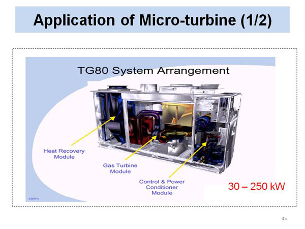 Application of Micro-turbine (1/2)