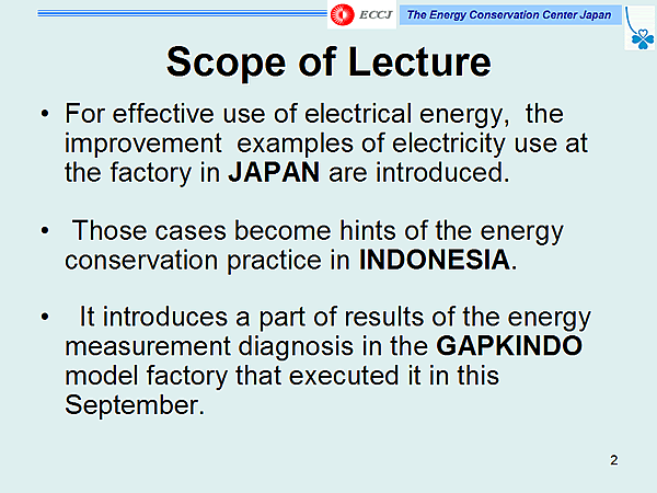 Scope of Lecture