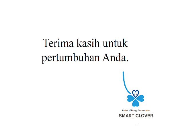 Terima kasih untuk pertumbuhan Anda.